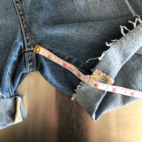 SAM EDELMAN The Derby Bermuda Denim Short Size 8 - Picture 7 of 8